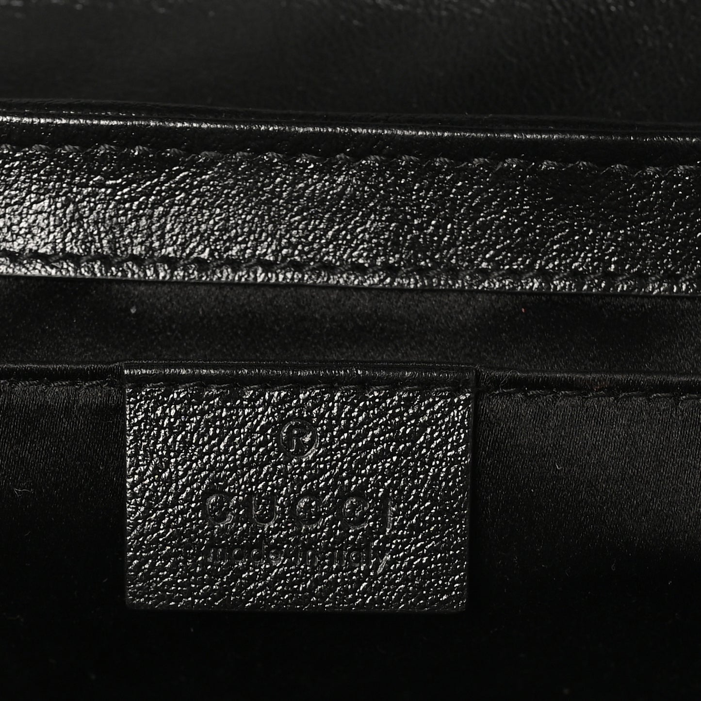 Sequin Matelasse Diagonal Mini GG Marmont Shoulder Bag Black