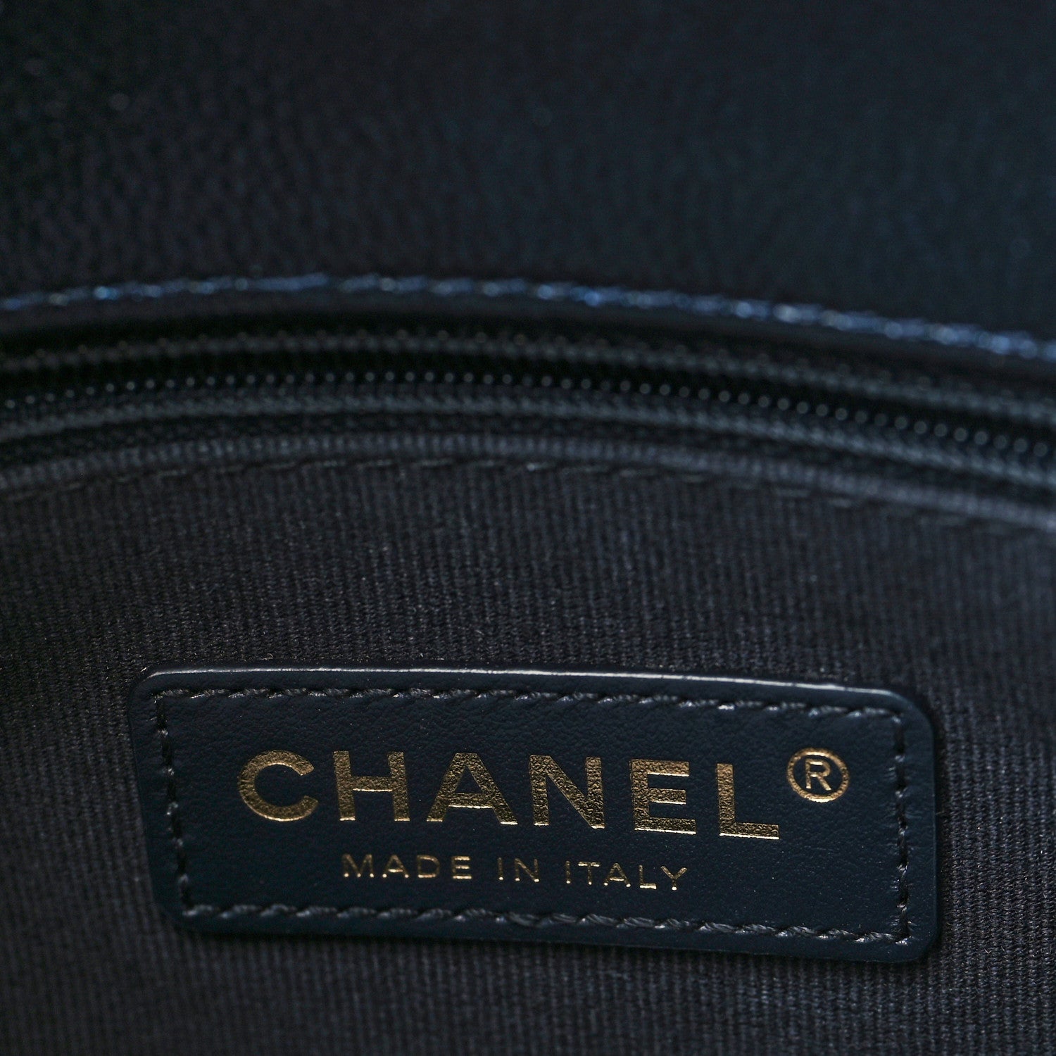 Chanel Iridescent Caviar Quilted Mini My Perfect Flap Dark Blue 6 of 8