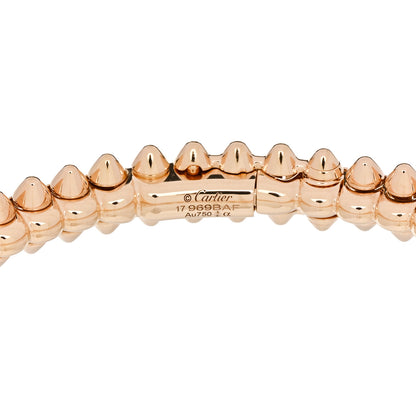 Cartier 18K Pink Gold Small Clash De Cartier Bracelet 17 3 of 4