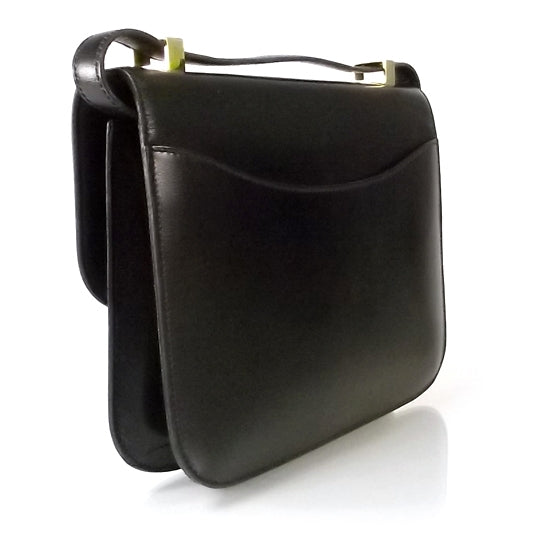 Box Leather Constance Black