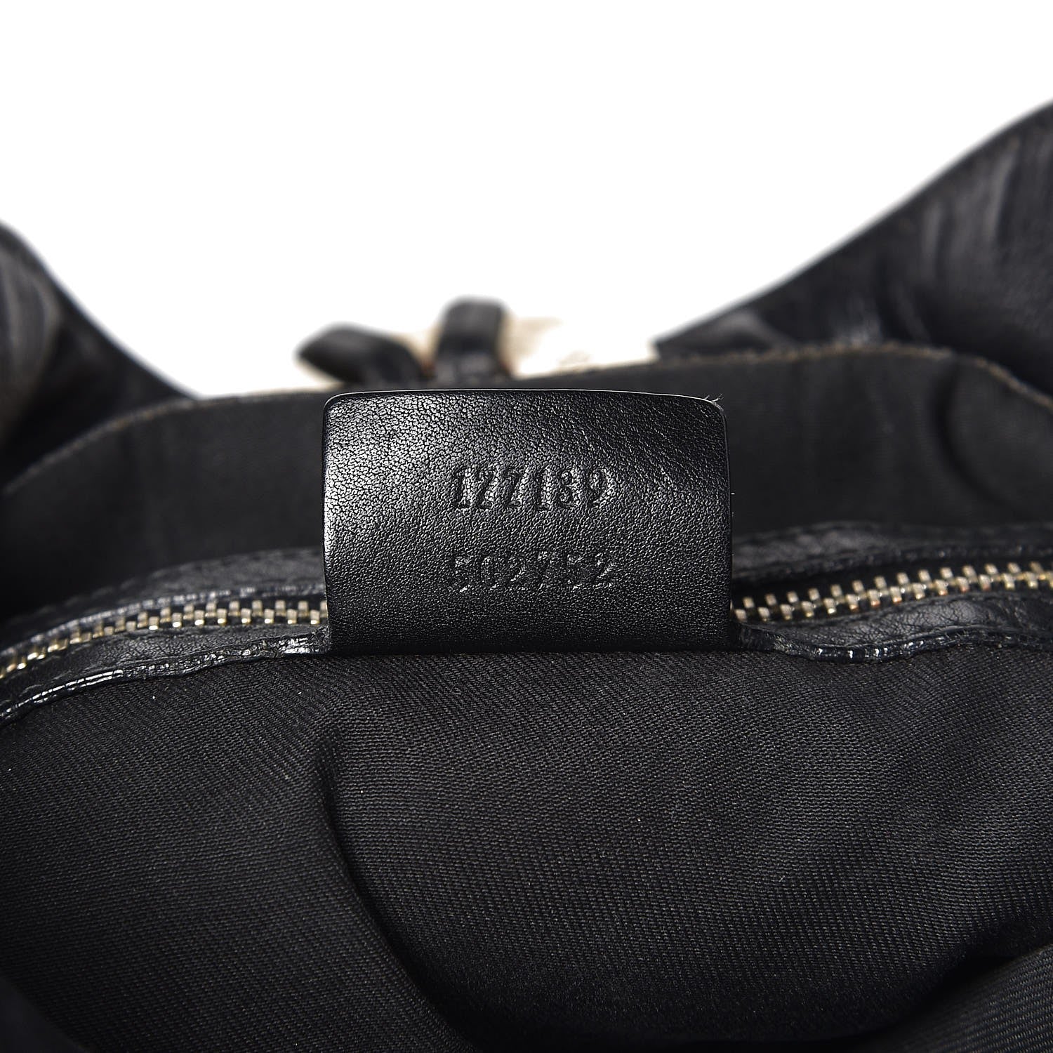 Gucci Monogram Medium Indy Top Handle Hobo Bag Black 10 of 10