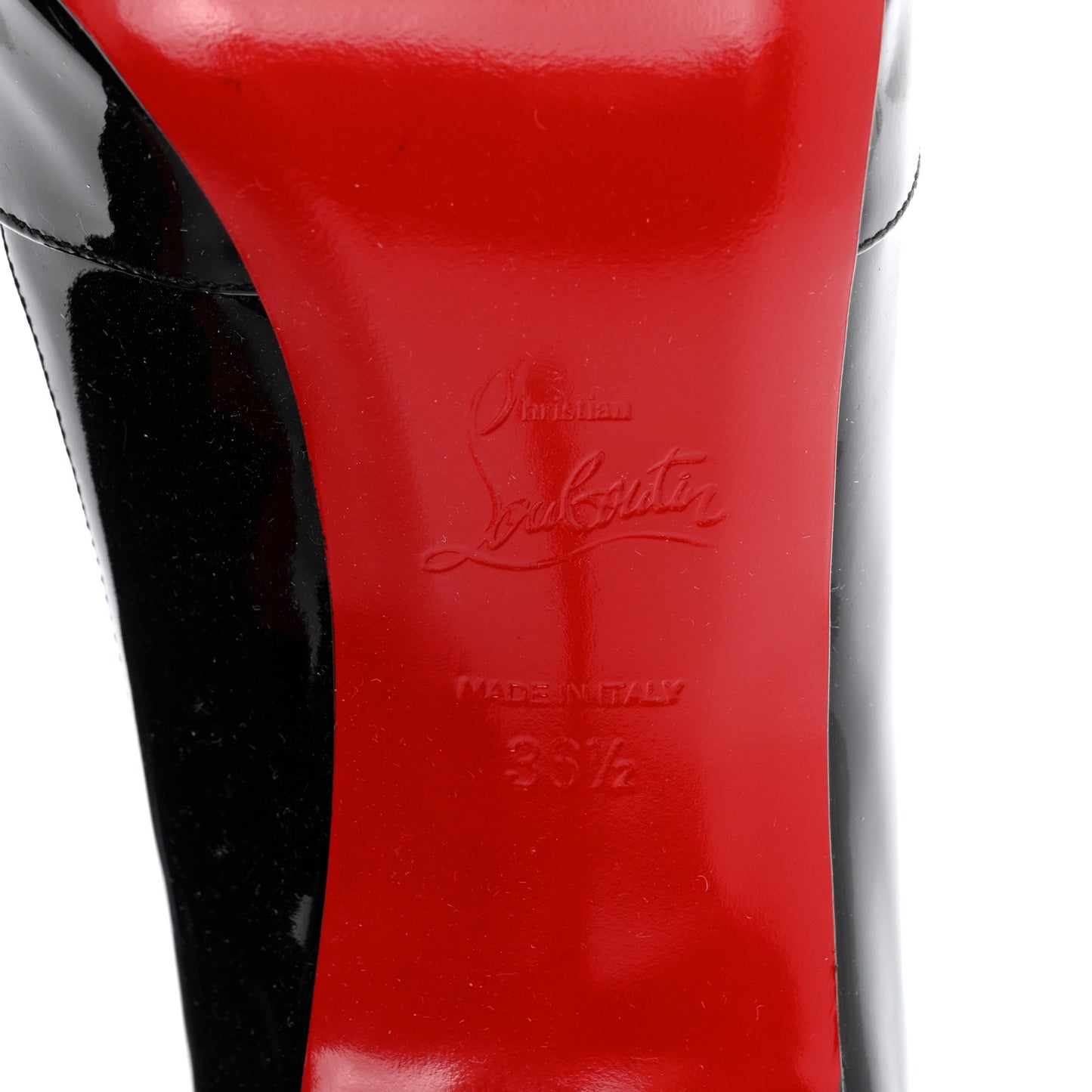 Patent Shelley 90 Pumps 36.5 Black Red