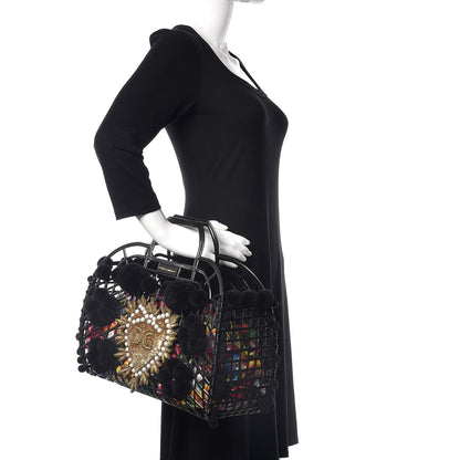 Dolce & Gabbana PVC Cage Market Tote Black 2 of 10