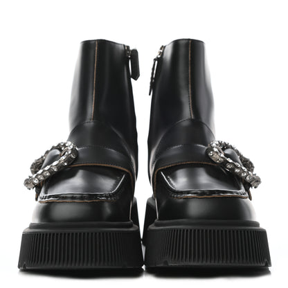 Gucci Cordovan Lux Dionysus Hunder Boots 39.5 Black 2 of 9