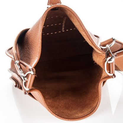 Hermes Taurillon Clemence Evelyne III PM Gold 5 of 8