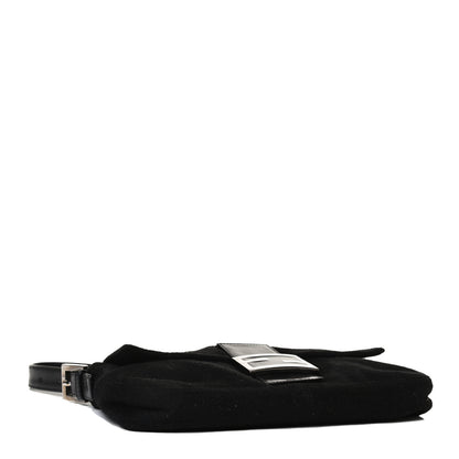 Fendi Wool Baguette Black 4 of 11