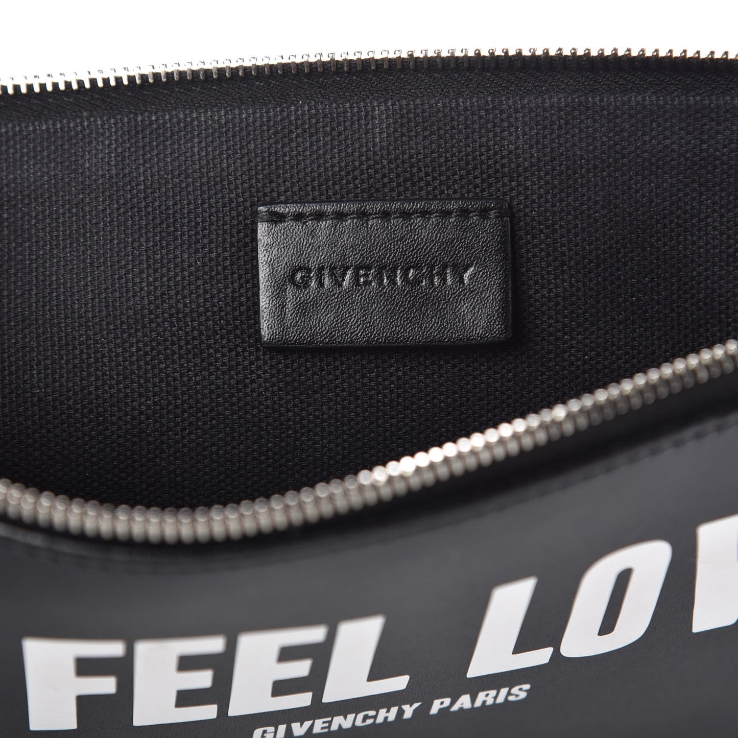 Calfskin I Feel Love Medium Pouch Black