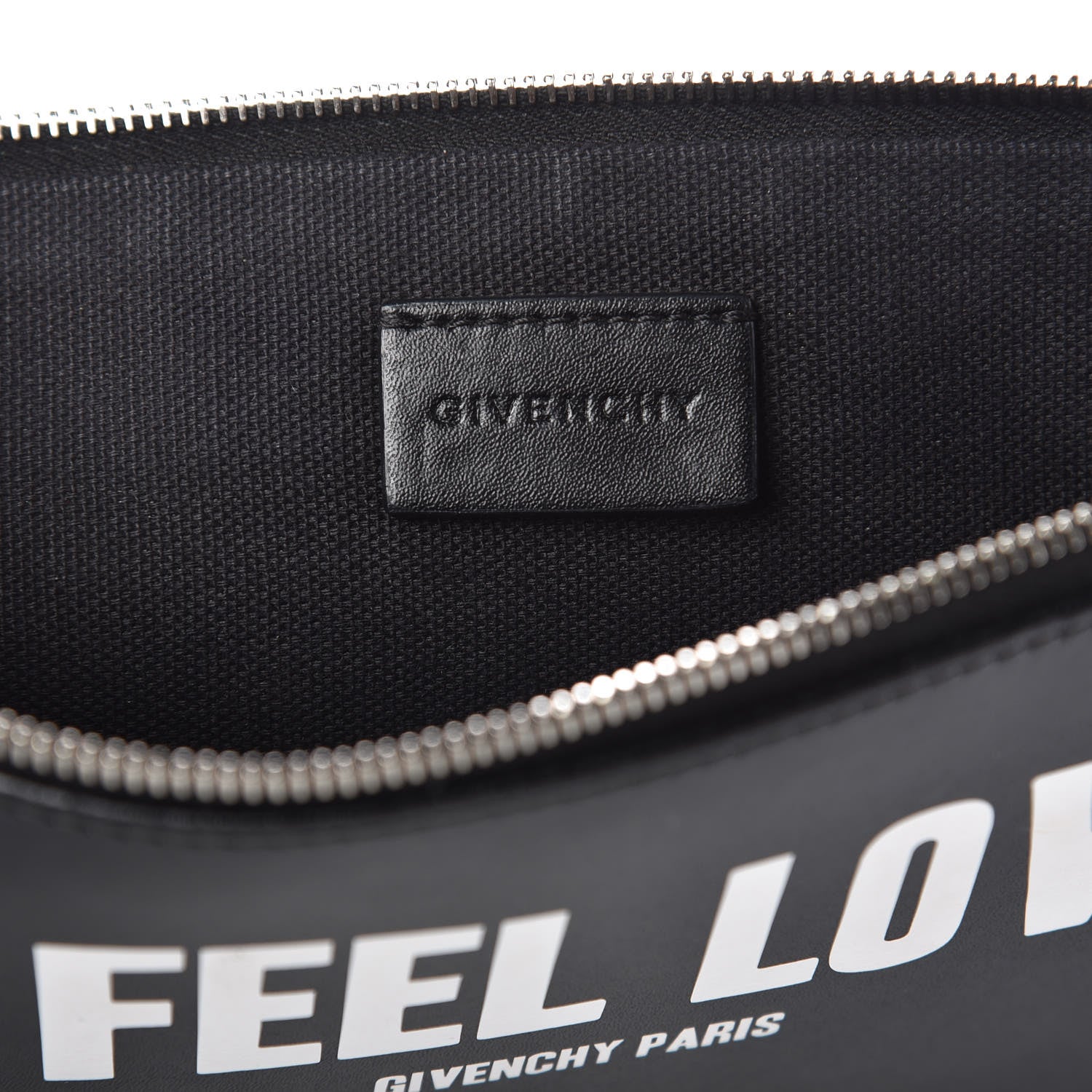 Givenchy Calfskin I Feel Love Medium Pouch Black 6 of 8