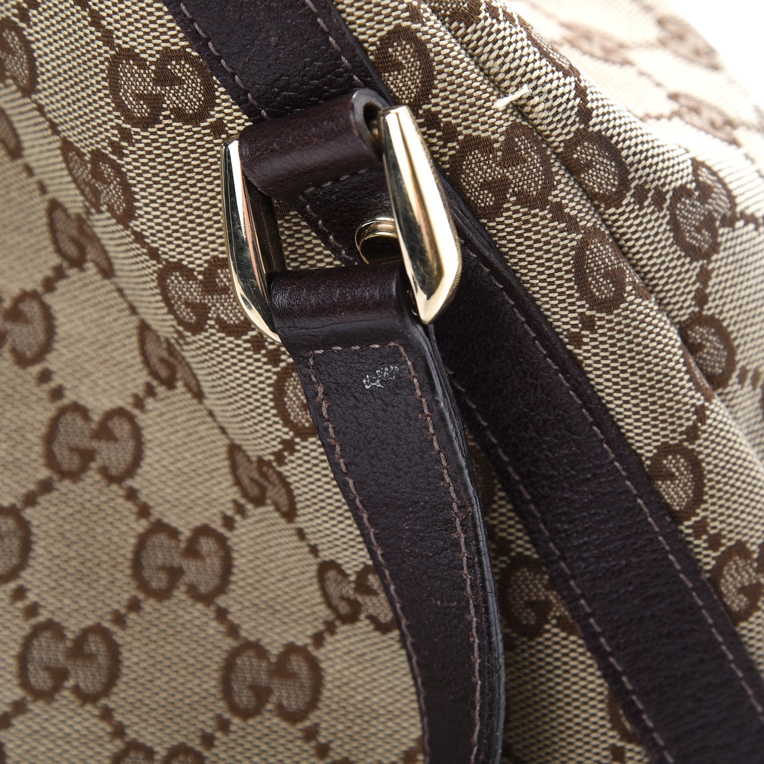Gucci Monogram Medium Abbey Shoulder Bag Dark Brown 19 of 19