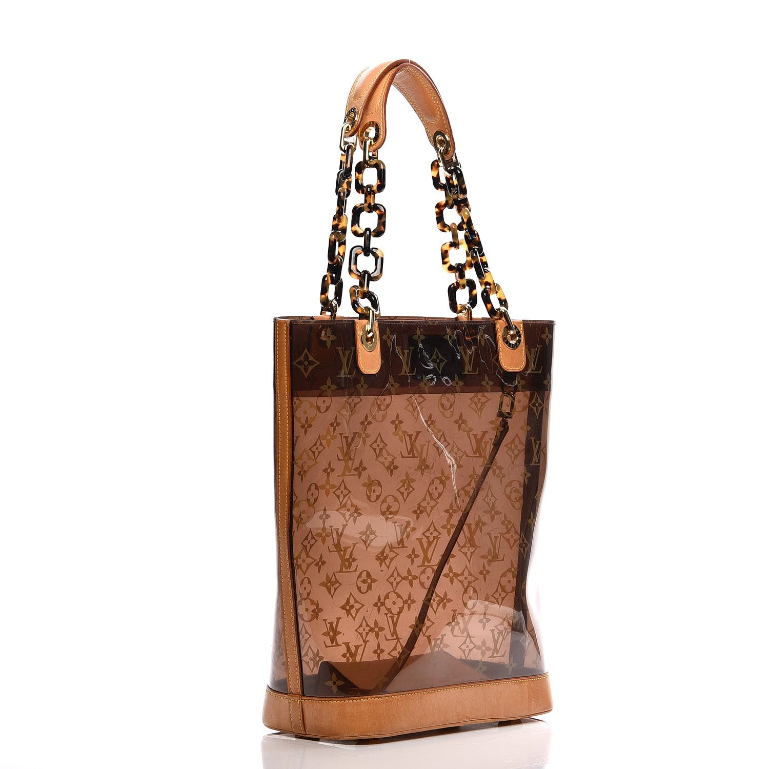 Louis Vuitton Vinyl Cabas Sac Ambre MM 10 of 16