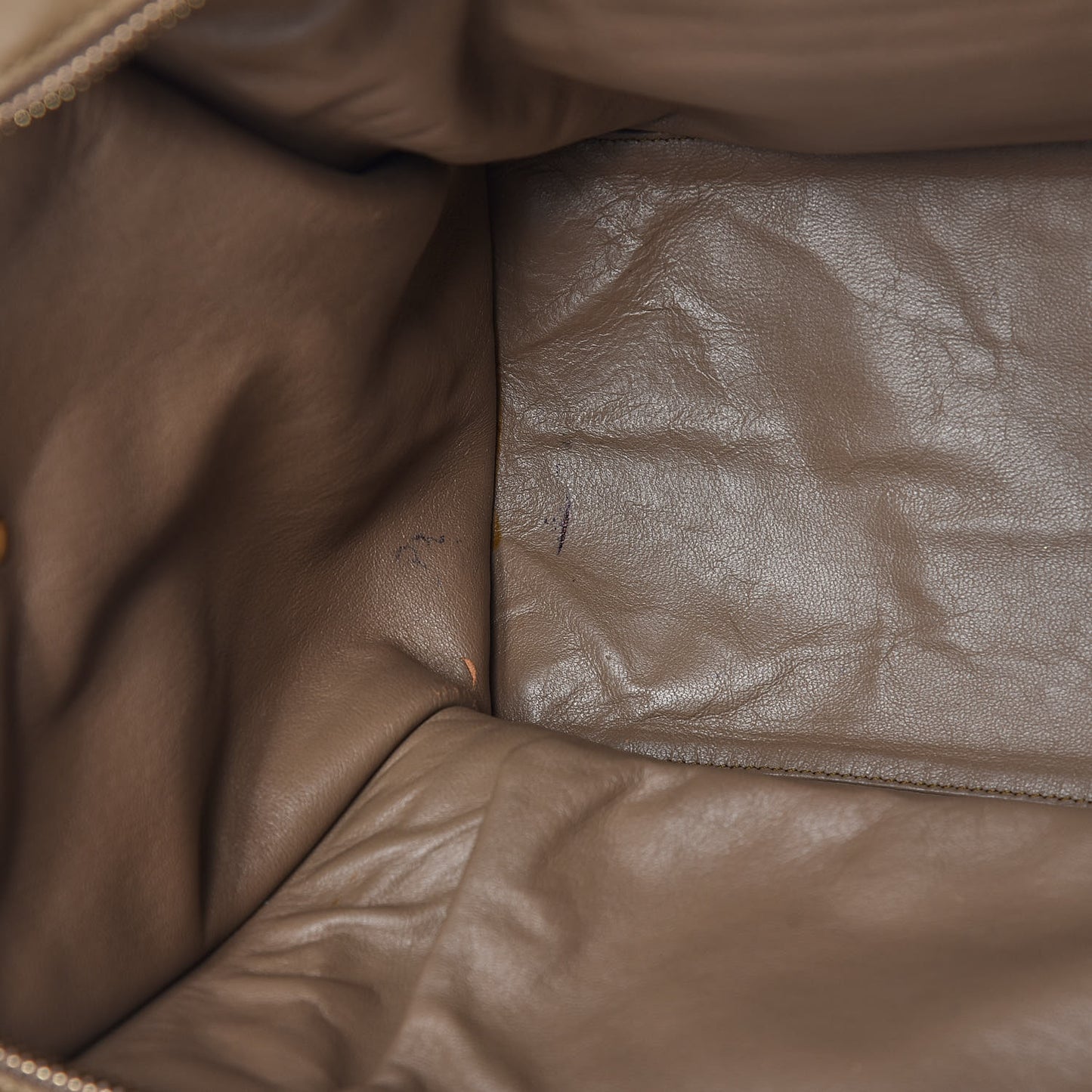 Smooth Calfskin Mini Luggage Camel