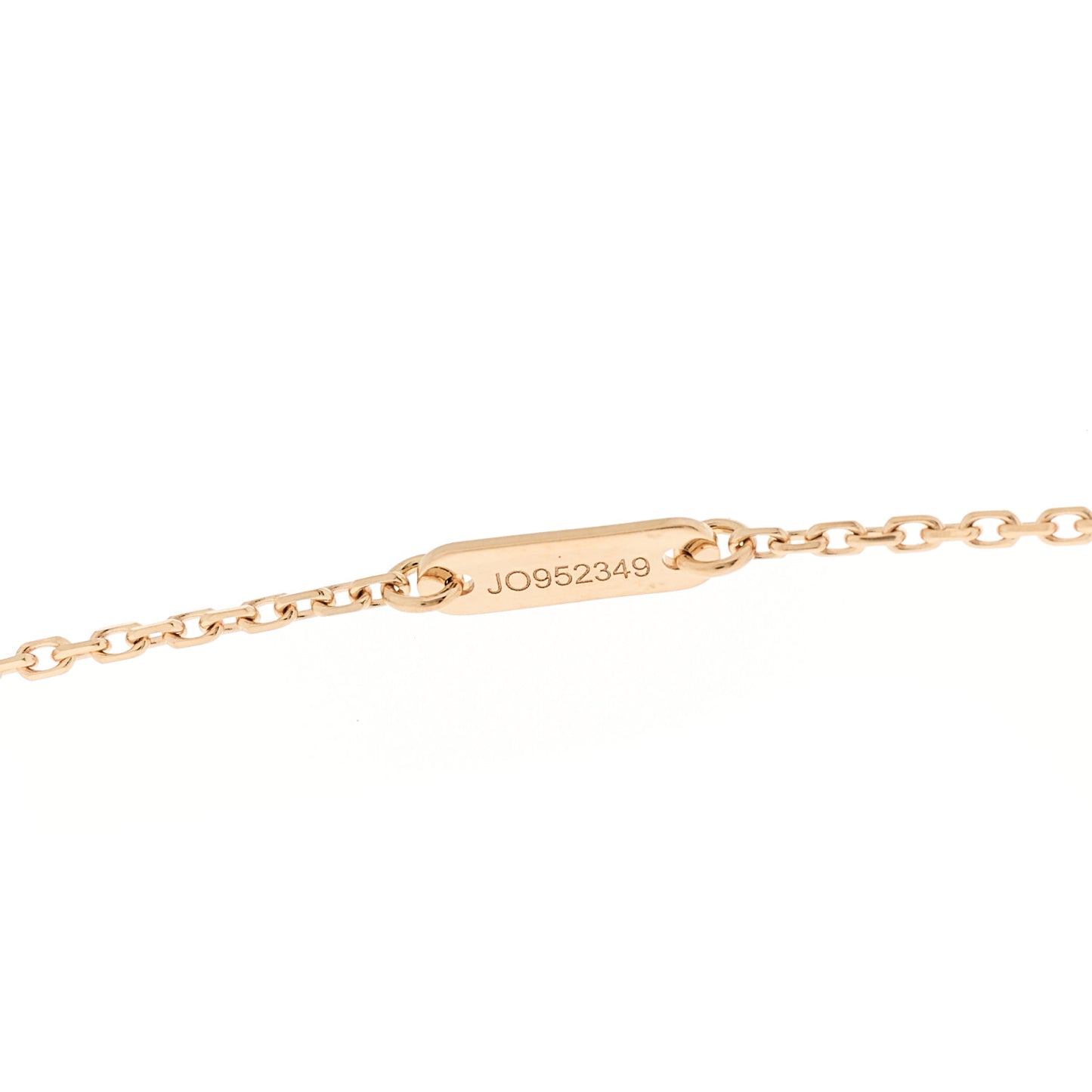 18K Rose Gold Carnelian Sweet Alhambra Pendant