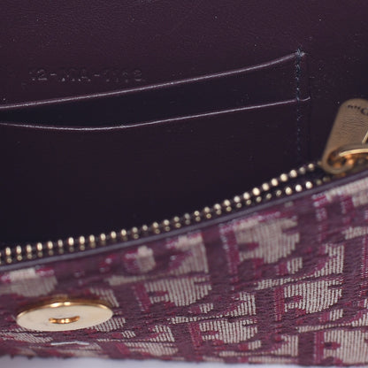 Christian Dior Oblique Saddle Belt Bag Bordeaux 7 of 8