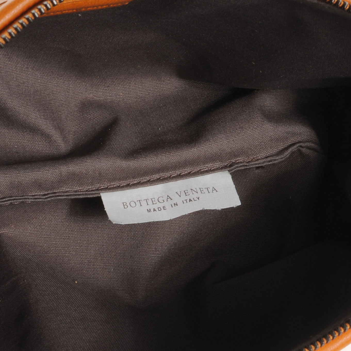 Bottega Veneta Nappa Intrecciato Small Cosmetic Case Orange 7 of 9