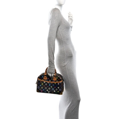 Louis Vuitton Monogram Multicolor Trouville Black 2 of 9