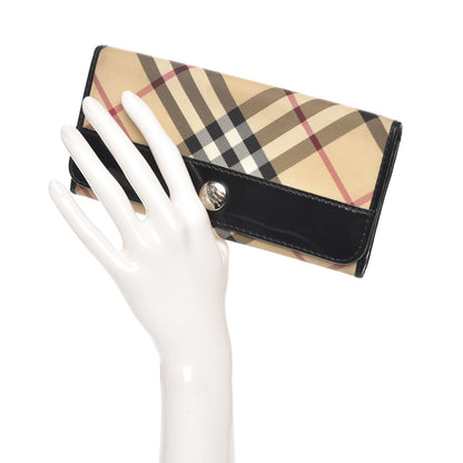 Burberry Supernova Check Continental Wallet Black 2 of 8