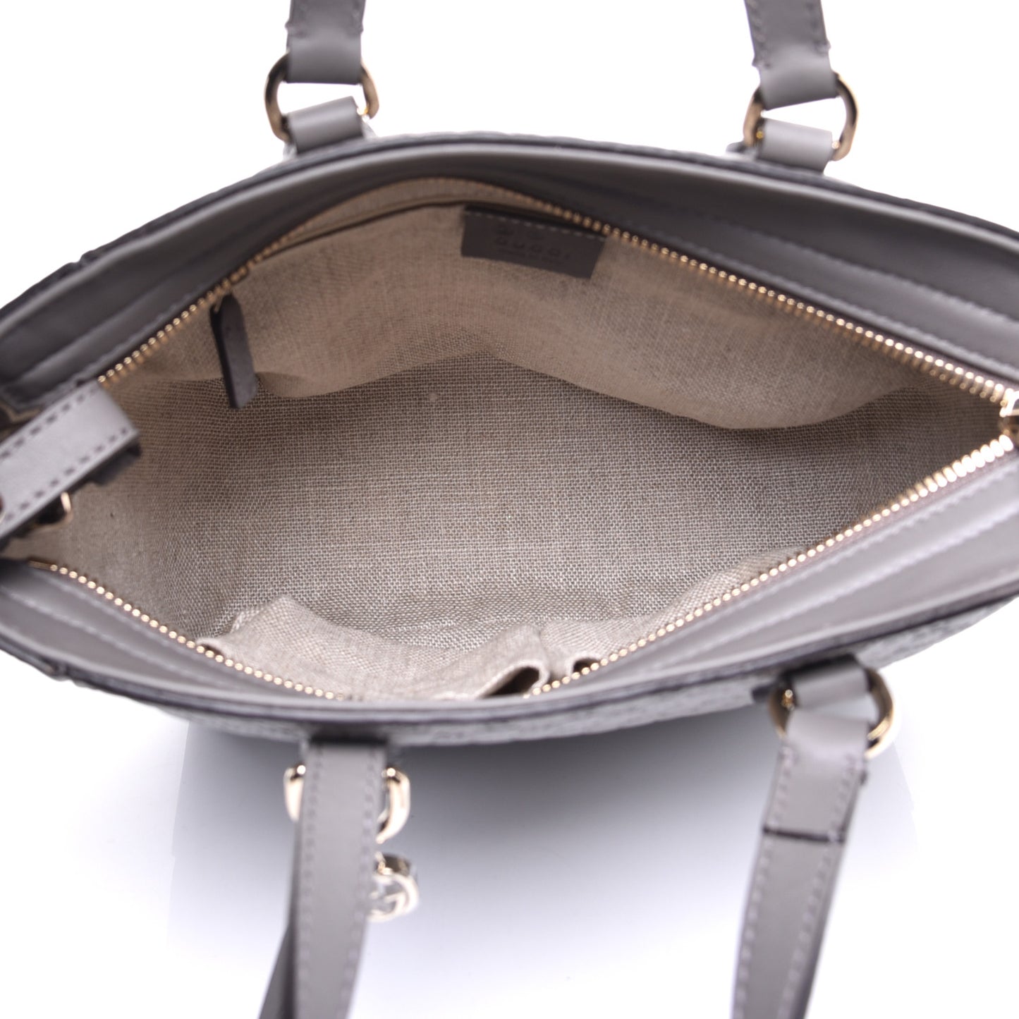 Microguccissima Small Bree Tote Graphite