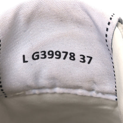 Chanel Suede Kidskin Womens CC Sneakers 37 White Blue 10 of 15