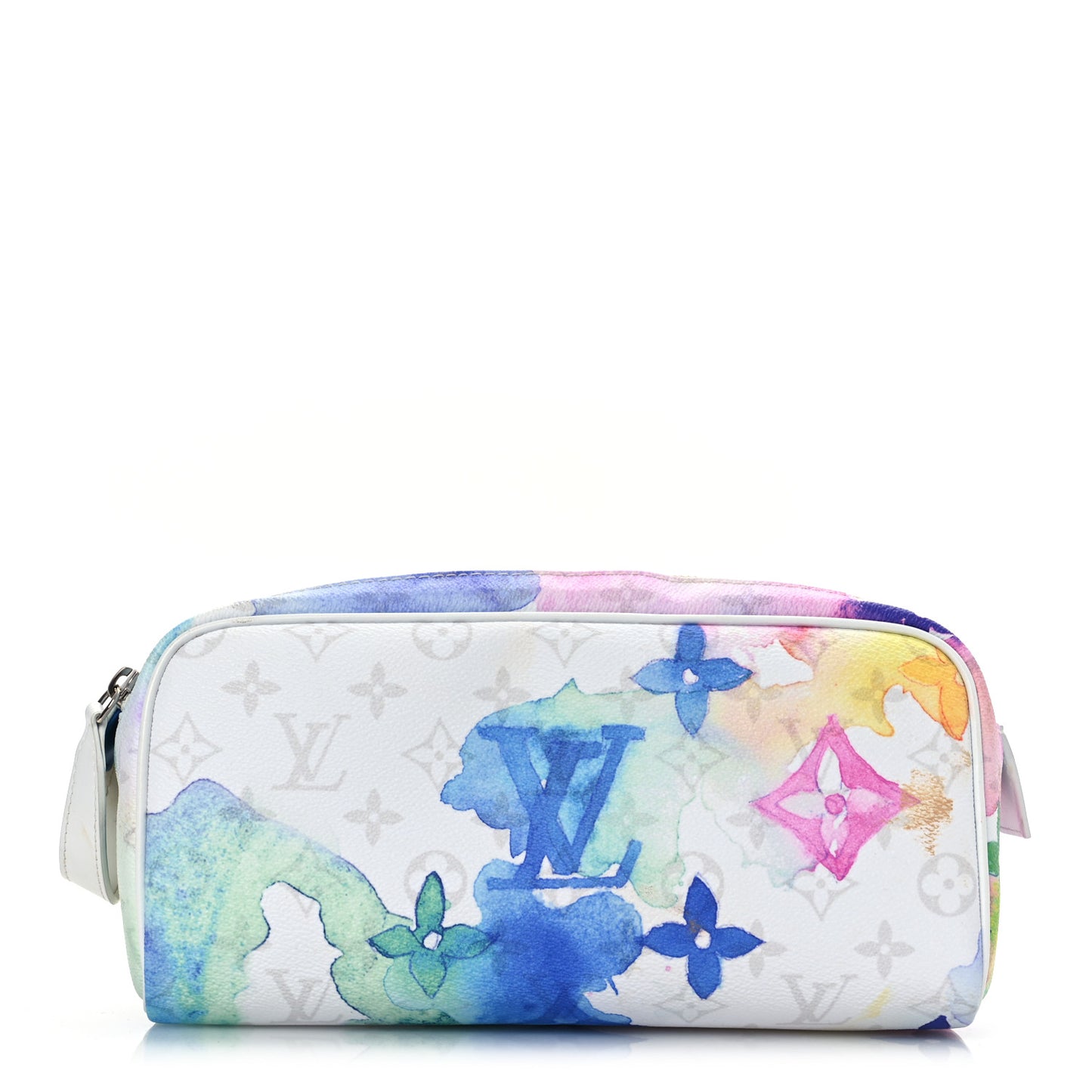 Monogram Watercolor Dopp Kit Toilet Pouch Multicolor