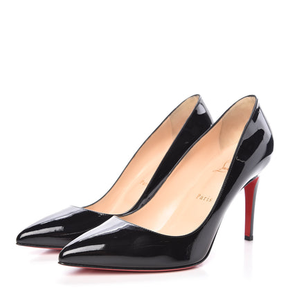 Christian Louboutin Patent Pigalle 85 Pumps 41 Black 3 of 8