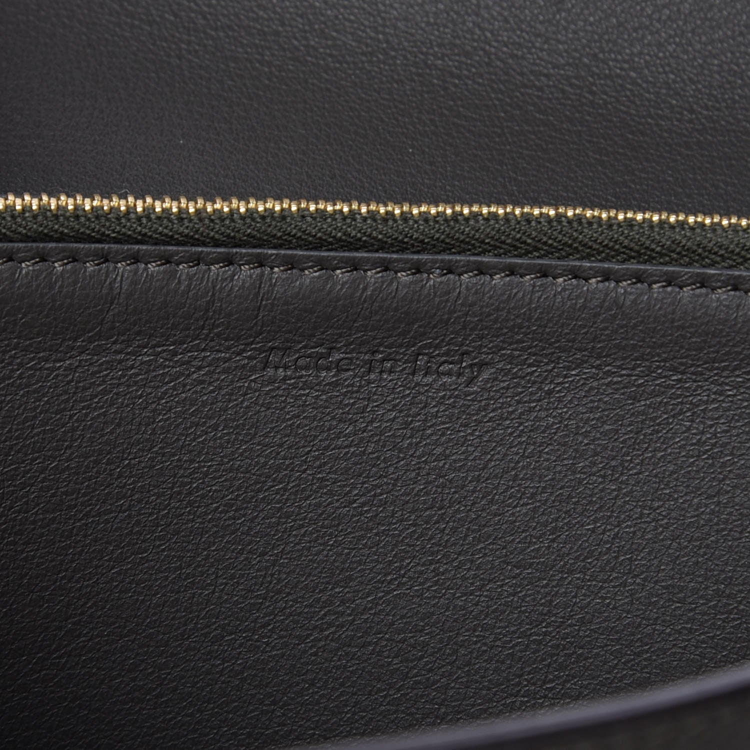 Celine Grained Calfskin Large Trotteur Multifunction Flap Wallet Grey 7 of 8
