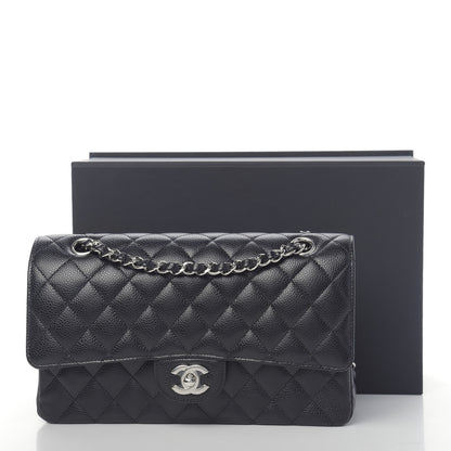 Chanel Caviar Quilted Medium Double Flap Black 12 of 12
