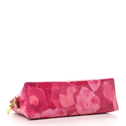Louis Vuitton Vernis Ikat Cosmetic Pouch Rose Indien 4 of 9