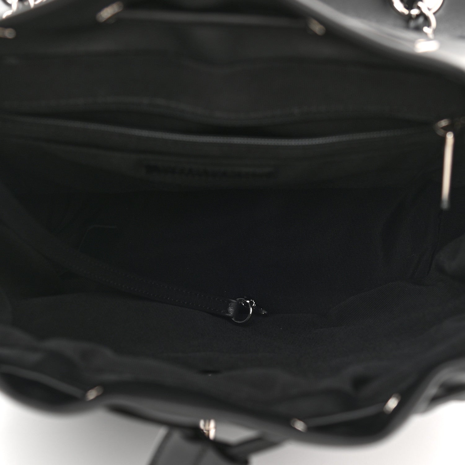 Chanel Calfskin Chevron Quilted Large Urban Spirit Backpack Black 5 of 10