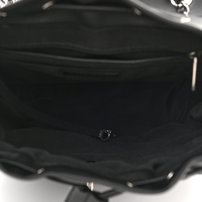 Chanel Calfskin Chevron Quilted Large Urban Spirit Backpack Black 5 of 10