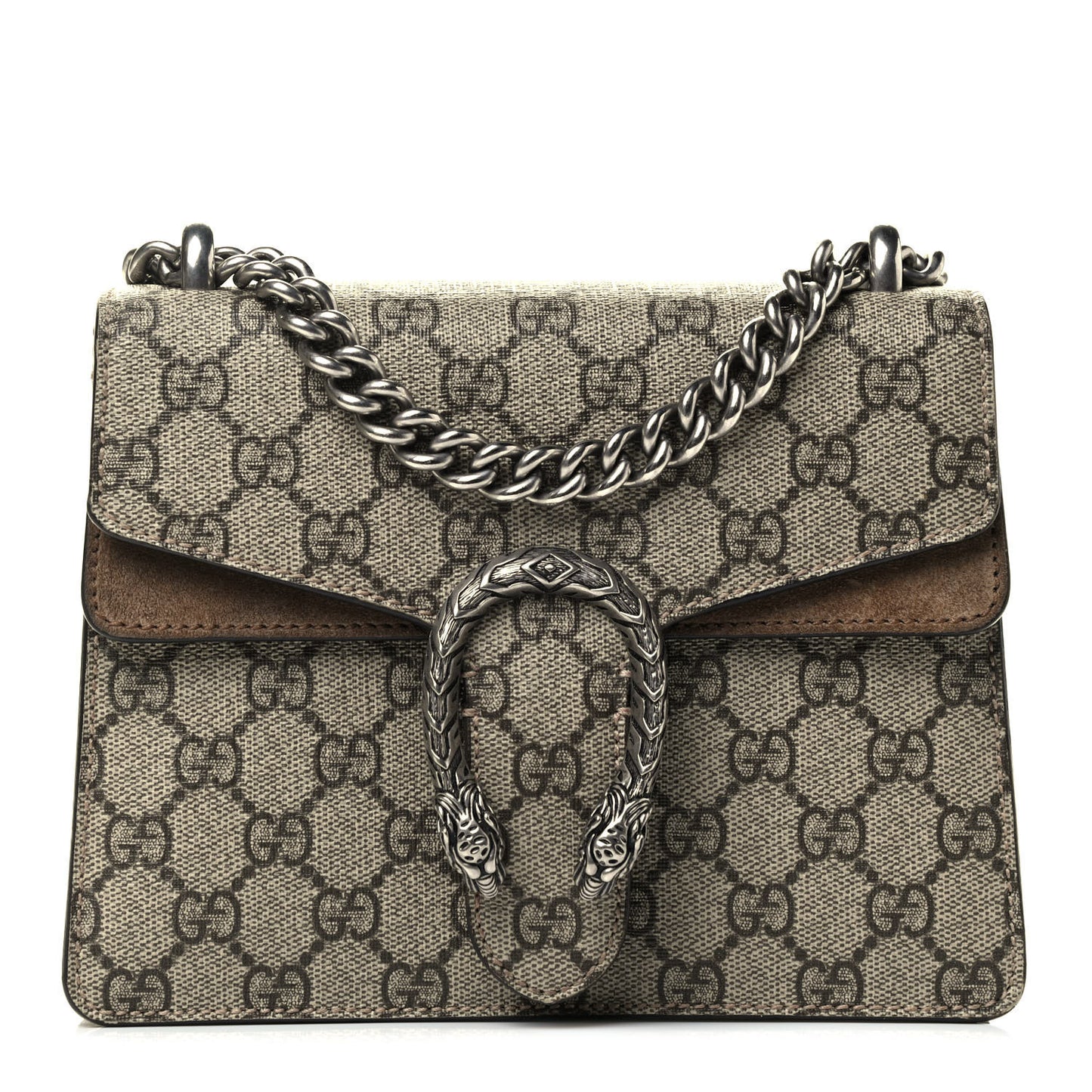 GG Supreme Monogram Mini Dionysus Shoulder Bag Taupe