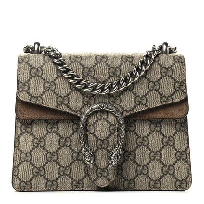 Gucci GG Supreme Monogram Mini Dionysus Shoulder Bag Taupe 1 of 6
