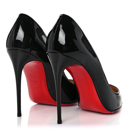 Christian Louboutin Patent Pigalle Follies 100 Pumps 38.5 Black 4 of 10