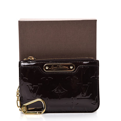 Louis Vuitton Vernis Key Pouch Amarante 8 of 8