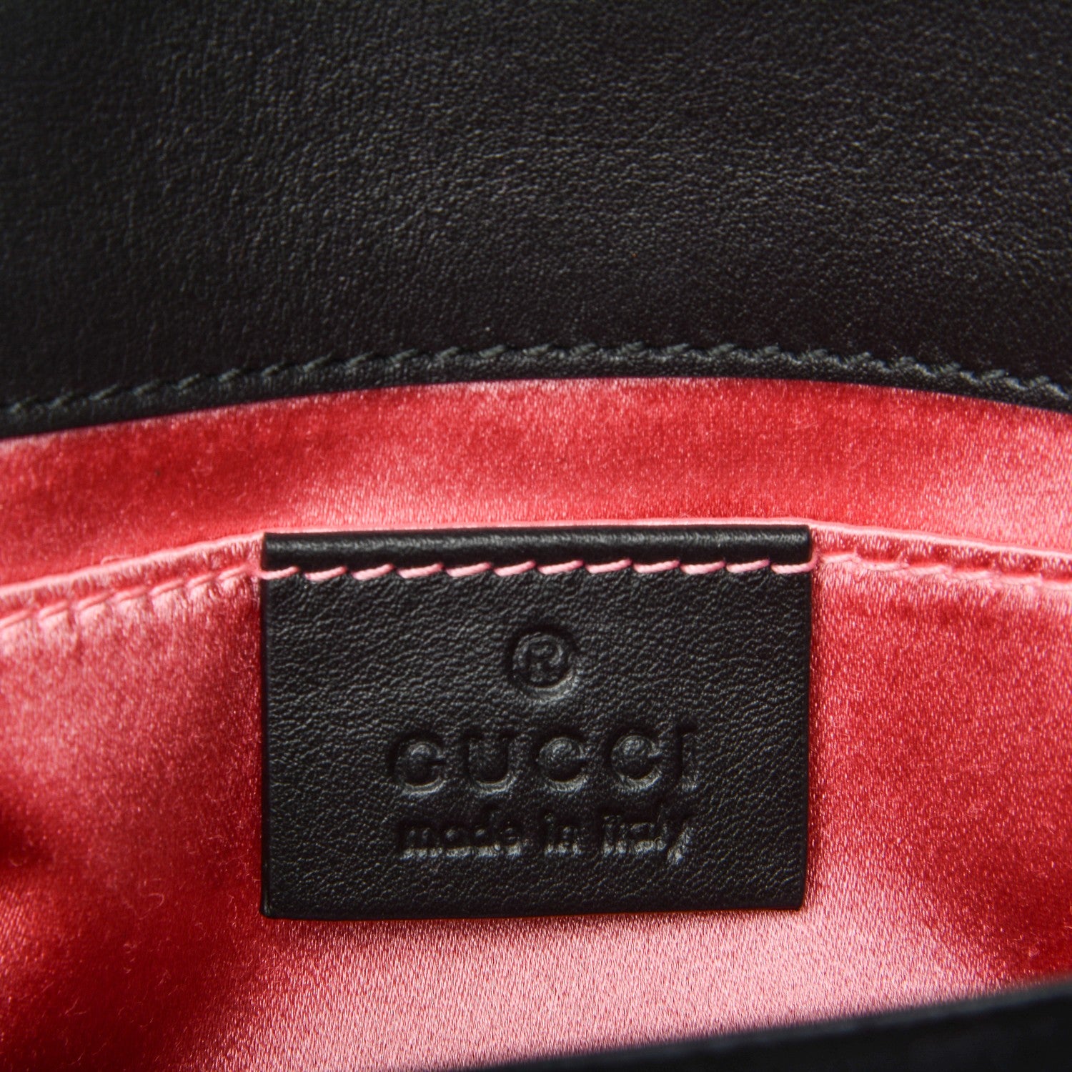 Gucci Velvet Matelasse Mini GG Marmont Shoulder Bag Black 6 of 7