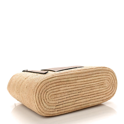 Loewe Raffia Small Square Basket Tote Bag Natural Tan 4 of 9