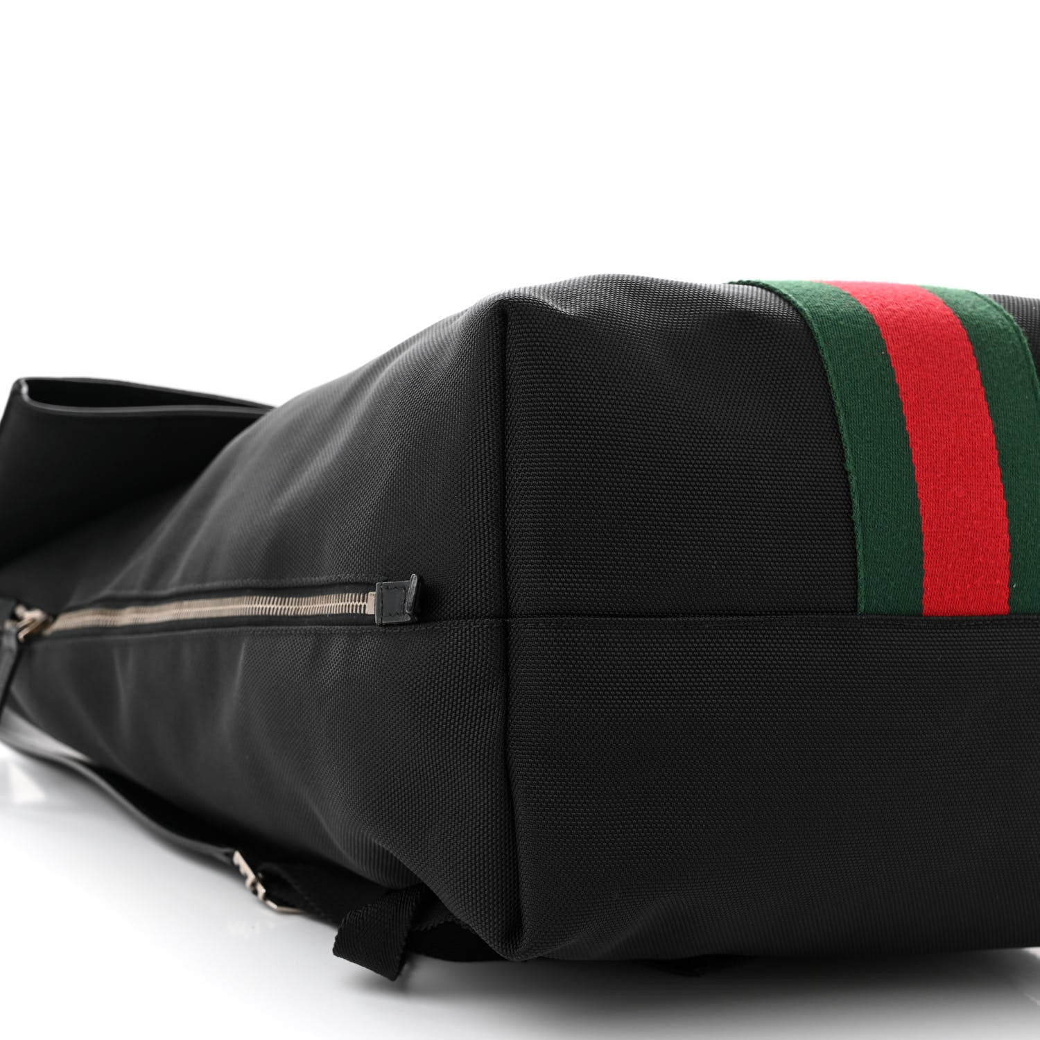 Gucci Techno Canvas Web Single Buckle Backpack Black 9 of 10