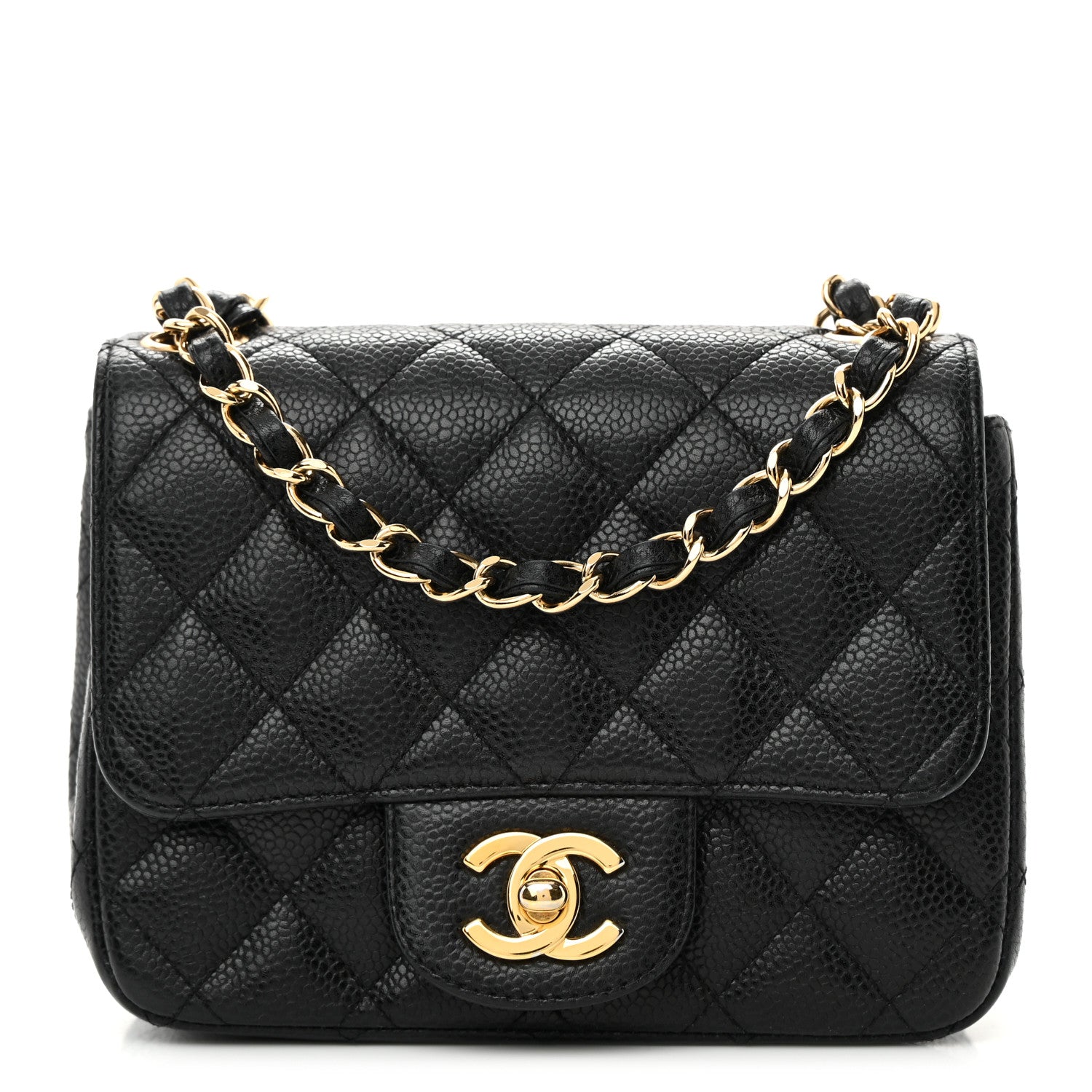 Chanel Caviar Quilted Mini Square Flap Black 1 of 15