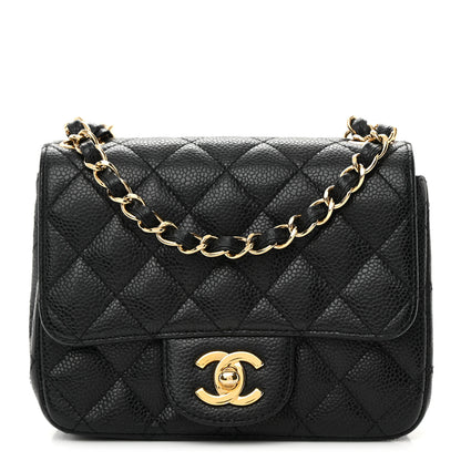 Chanel Caviar Quilted Mini Square Flap Black 1 of 15