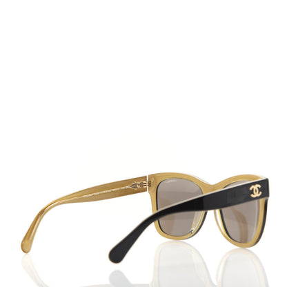Chanel Acetate Square CC Sunglasses 5380 Black 4 of 8