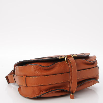 Chloe Calfskin Medium Marcie Round Crossbody Bag Tan 4 of 8