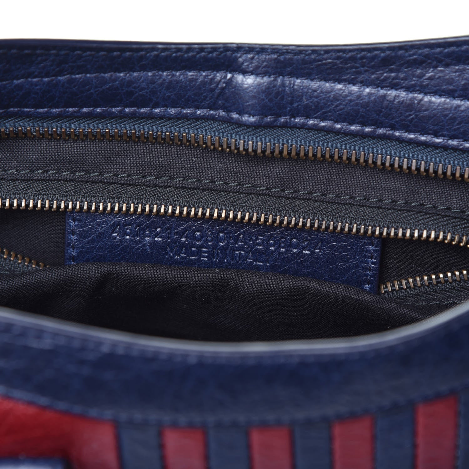 Balenciaga Veau Arena Multicolore Classic Hardware S City Bleu Nuit Rouge 7 of 9