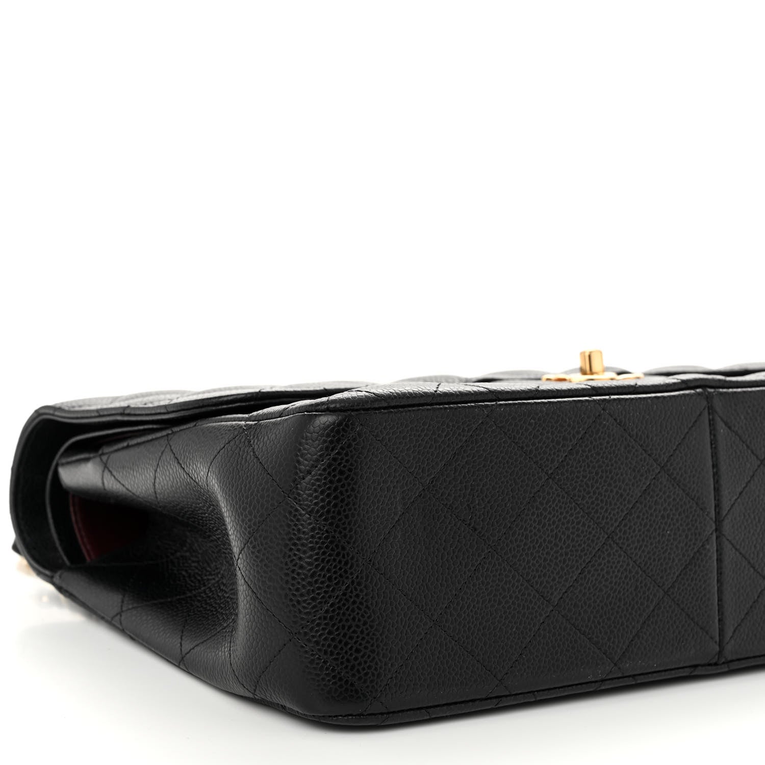 Chanel Caviar Quilted Jumbo Double Flap Black 9 of 10