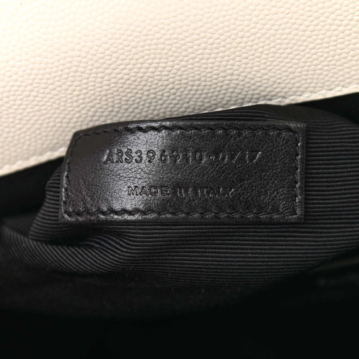 Saint Laurent Grain De Poudre Textured Mixed Matelasse Large Triquilt Monogram Satchel Porcellana 7 of 10