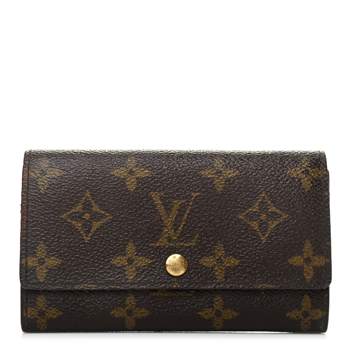 Louis Vuitton Monogram Porte-Monnaie Tresor Wallet 1 of 5