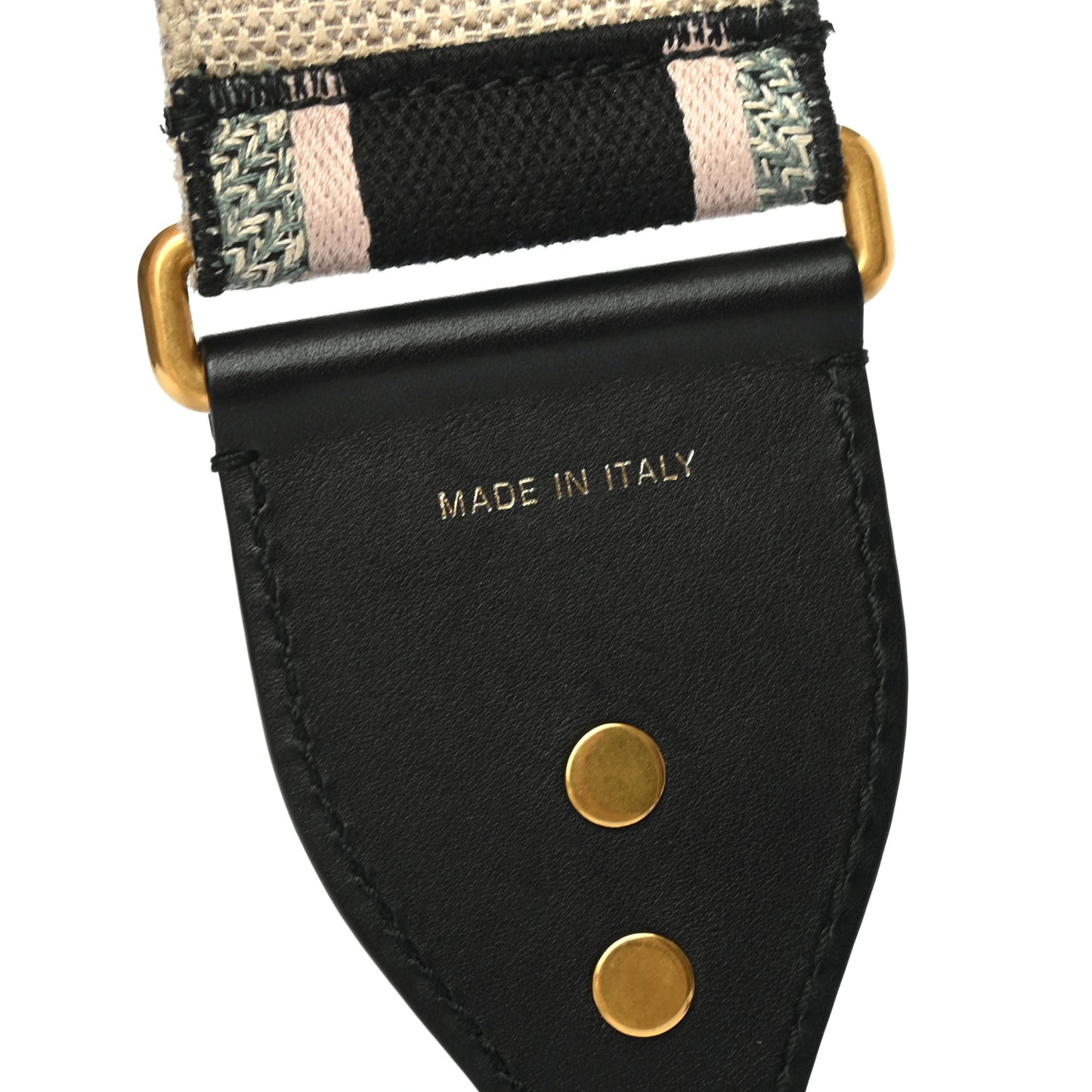Canvas Embroidered Shoulder Strap Rose Multicolor