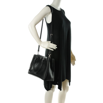 Prada Saffiano Lux Medium Tote Nero Black 2 of 7