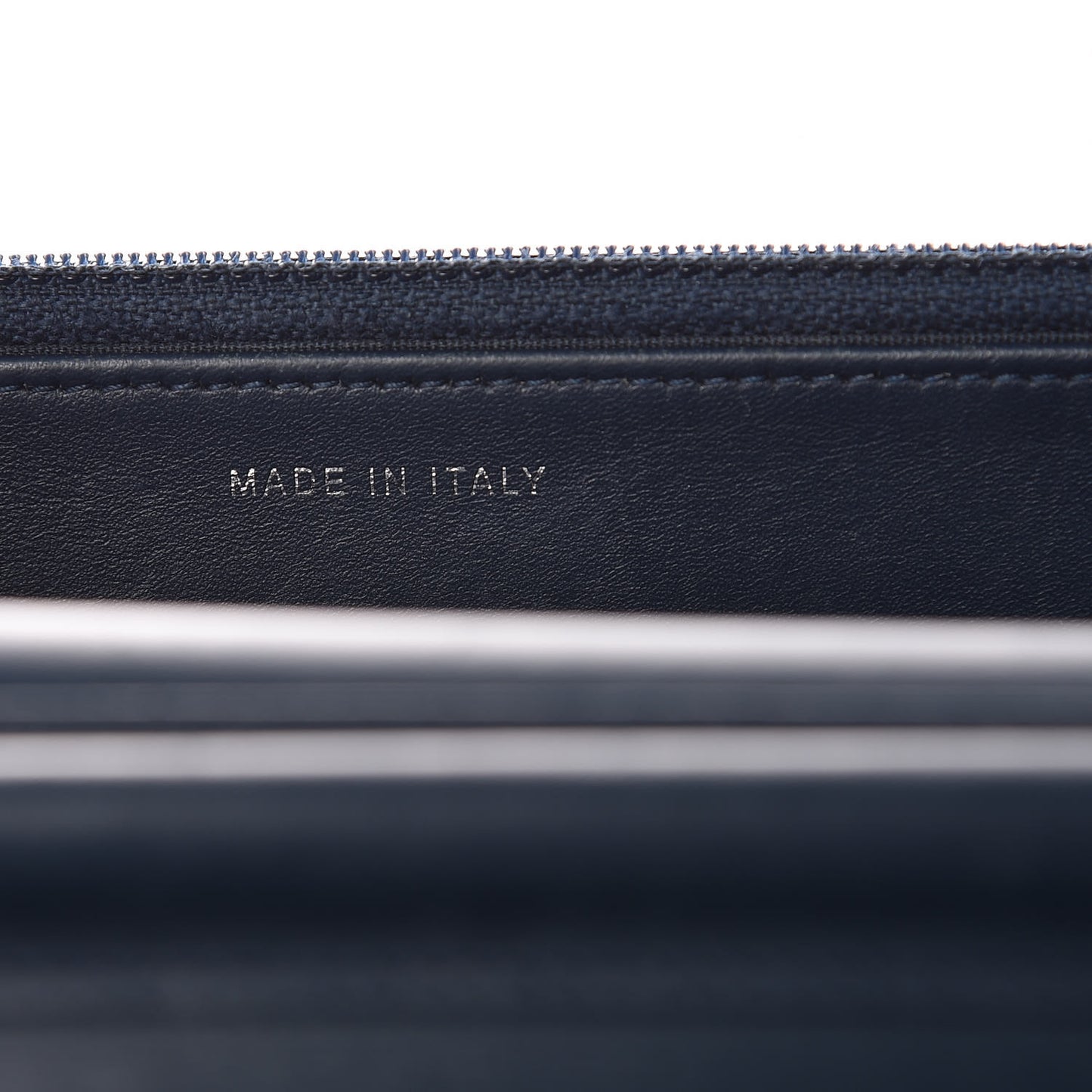 Glazed Calfskin Quilted Coco Boy Wallet On Chain WOC Blue