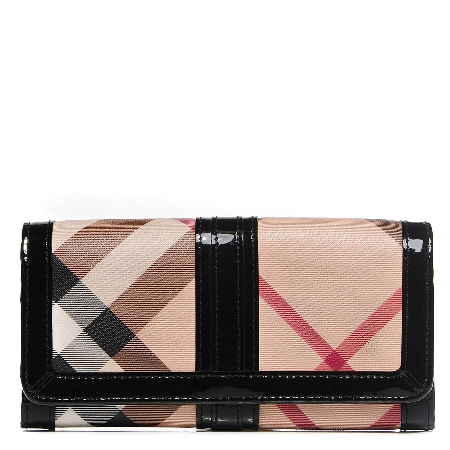 Burberry Nova Check Penrose Continental Wallet Black 1 of 6