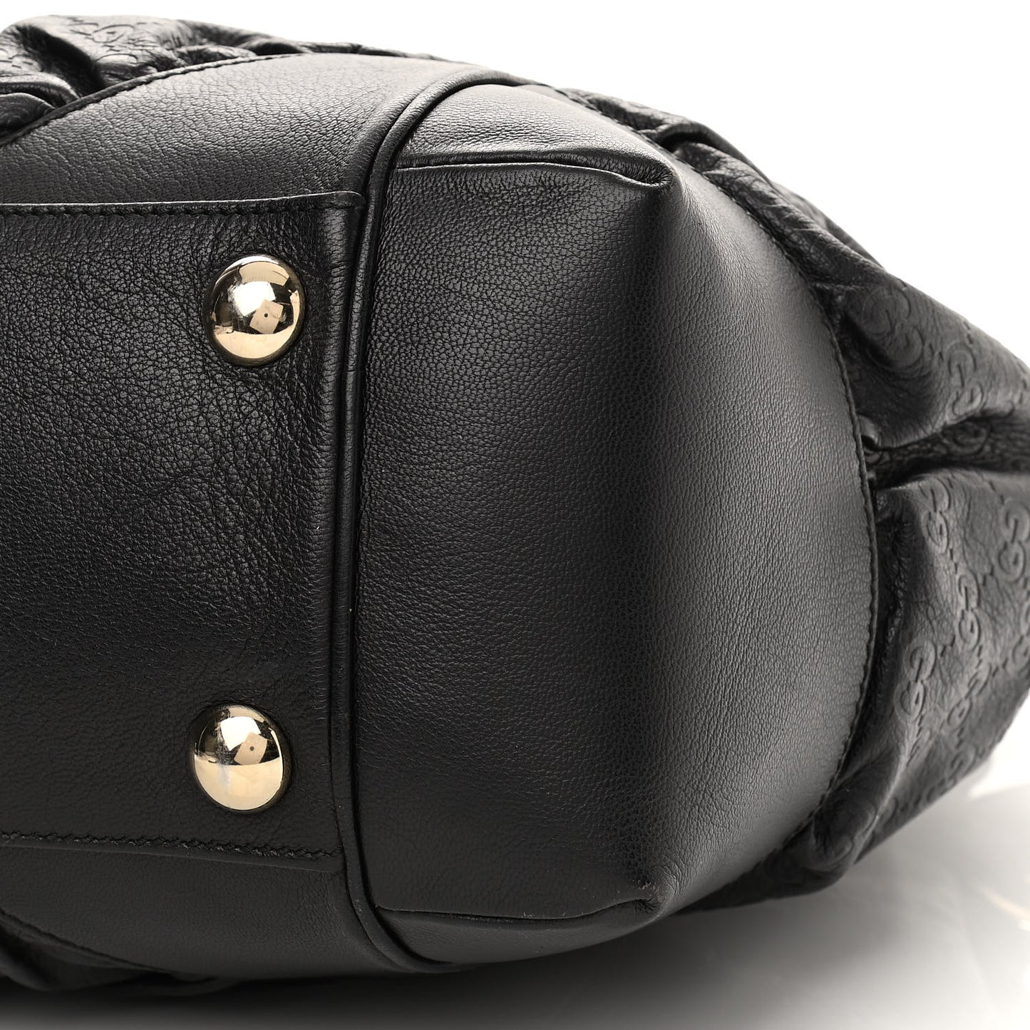Guccissima Large Full Moon Tote Black
