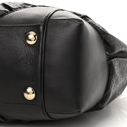 Gucci Guccissima Large Full Moon Tote Black 5 of 11